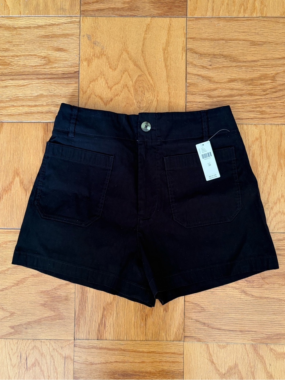 Maeve The Colette Black Stretch Denim Jean Shorts